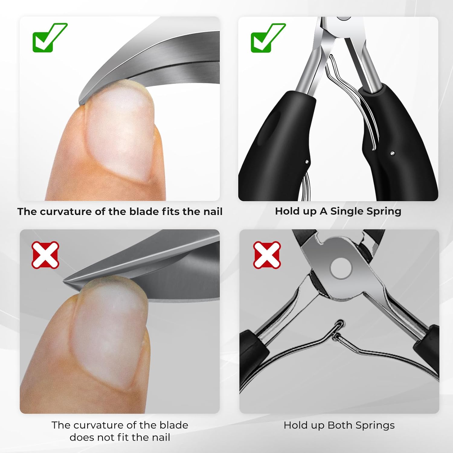Zehennagelknipser für Senioren mit dicken Zehennägeln, Strumpffüller 2025 Weihnachtsgeschenke für Männer, Frauen, Erwachsene, eingewachsene Zehennagelknipser, robuste, großflächige Nagelknipser mit verbesserter Schrägkante.