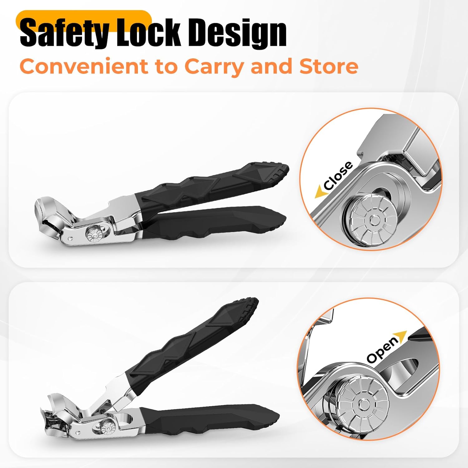 Zehennagelknipser für Senioren mit dicken Zehennägeln, Strumpffüller 2025 Weihnachtsgeschenke für Männer, Frauen, Erwachsene, eingewachsene Zehennagelknipser, robuste, großflächige Nagelknipser mit verbesserter Schrägkante.