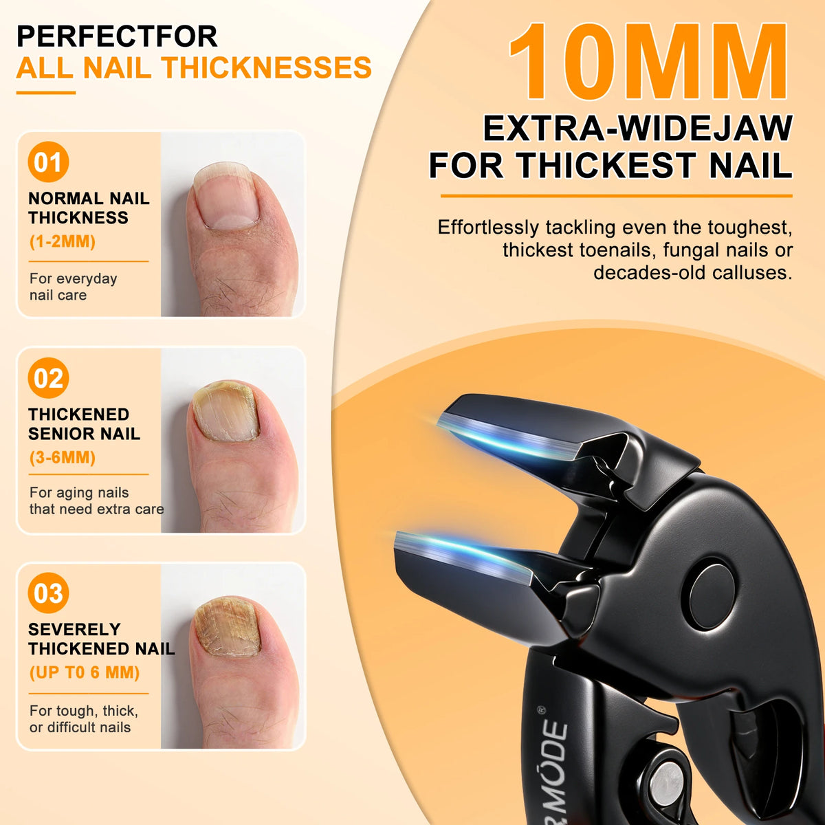 Nagelknipser - Nagelknipser für Senioren  | DRMODE Cobra 4